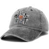 imageDALIX Trick or Treat Hat Womens Halloween Baseball Cap WashedBlack