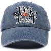 imageDALIX Trick or Treat Hat Womens Halloween Baseball Cap WashedNavy Blue