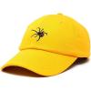 imageDALIX Black Widow Spider Hat Mens Womens Baseball CapGold