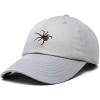 imageDALIX Black Widow Spider Hat Mens Womens Baseball CapGray