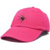 imageDALIX Black Widow Spider Hat Mens Womens Baseball CapHot Pink