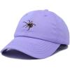 imageDALIX Black Widow Spider Hat Mens Womens Baseball CapLavender