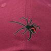 imageDALIX Black Widow Spider Hat Mens Womens Baseball CapMaroon