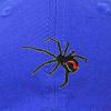 imageDALIX Black Widow Spider Hat Mens Womens Baseball CapRoyal Blue