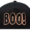 imageDALIX Boo Halloween Hat Mens Womens Flat Bill Snapback CapBlack