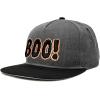 imageDALIX Boo Halloween Hat Mens Womens Flat Bill Snapback CapBlack Dark Gray