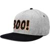 imageDALIX Boo Halloween Hat Mens Womens Flat Bill Snapback CapLight Gray