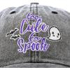 imageDALIX Halloween Hat Too Cute to Spook Womens Baseball Cap WashedBlack