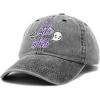 imageDALIX Halloween Hat Too Cute to Spook Womens Baseball Cap WashedBlack