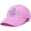 imageDALIX Halloween Hat Too Cute to Spook Womens Baseball CapLight Pink
