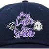 imageDALIX Halloween Hat Too Cute to Spook Womens Baseball CapNavy Blue