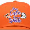 imageDALIX Halloween Hat Too Cute to Spook Womens Baseball CapOrange