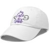 imageDALIX Halloween Hat Too Cute to Spook Womens Baseball CapWhite