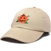 imageDALIX JackOLantern Halloween Pumpkin Hat Boys Girls Baseball CapKhaki