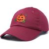 imageDALIX JackOLantern Halloween Pumpkin Hat Boys Girls Baseball CapMaroon