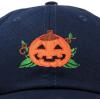 imageDALIX JackOLantern Halloween Pumpkin Hat Boys Girls Baseball CapNavy Blue
