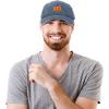imageDALIX JackOLantern Halloween Pumpkin Hat Mens Womens Baseball Cap VintageNavy Blue