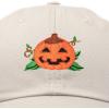 imageDALIX JackOLantern Halloween Pumpkin Hat Mens Womens Baseball CapBeige