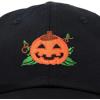 imageDALIX JackOLantern Halloween Pumpkin Hat Mens Womens Baseball CapBlack