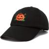 imageDALIX JackOLantern Halloween Pumpkin Hat Mens Womens Baseball CapBlack