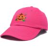 imageDALIX JackOLantern Halloween Pumpkin Hat Mens Womens Baseball CapHot Pink