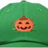 imageDALIX JackOLantern Halloween Pumpkin Hat Mens Womens Baseball CapKelly Green