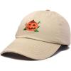 imageDALIX JackOLantern Halloween Pumpkin Hat Mens Womens Baseball CapKhaki