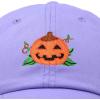 imageDALIX JackOLantern Halloween Pumpkin Hat Mens Womens Baseball CapLavender