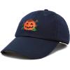 imageDALIX JackOLantern Halloween Pumpkin Hat Mens Womens Baseball CapNavy Blue