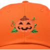 imageDALIX JackOLantern Halloween Pumpkin Hat Mens Womens Baseball CapOrange