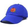 imageDALIX JackOLantern Halloween Pumpkin Hat Mens Womens Baseball CapRoyal Blue