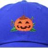 imageDALIX JackOLantern Halloween Pumpkin Hat Mens Womens Baseball CapRoyal Blue