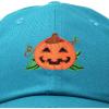 imageDALIX JackOLantern Halloween Pumpkin Hat Mens Womens Baseball CapTeal