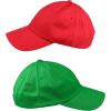 imageDALIX Mario and Luigi Hats Christmas Theme Hat Colors Halloween Costume Set Red GreenSoft Dad Hat