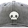 imageDALIX Skull Head Dad Hat Mens Womens Baseball Cap WashedBlack