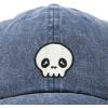 imageDALIX Skull Head Dad Hat Mens Womens Baseball Cap WashedNavy Blue