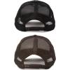 imageDALIX Solid Blank Trucker Hats Caps 2 PackBlack and Brown