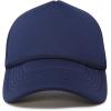 imageDALIX Solid Blank Trucker Hats Caps 2 PackNavy Blue