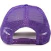 imageDALIX Solid Blank Trucker Hats Caps 2 PackPurple