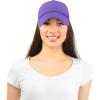 imageDALIX Solid Blank Trucker Hats Caps 2 PackPurple