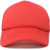 imageDALIX Solid Blank Trucker Hats Caps 2 PackRed