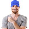 imageDALIX Solid Blank Trucker Hats Caps 2 PackRoyal Blue