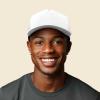 imageDALIX Solid Blank Trucker Hats Caps 2 PackWhite