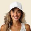 imageDALIX Solid Blank Trucker Hats Caps 2 PackWhite