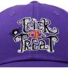 imageDALIX Trick or Treat Hat Womens Halloween Baseball CapPurple