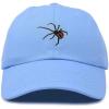 imageDALIX Black Widow Spider Hat Mens Womens Baseball CapLight Blue