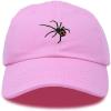 imageDALIX Black Widow Spider Hat Mens Womens Baseball CapLight Pink