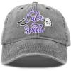 imageDALIX Halloween Hat Too Cute to Spook Womens Baseball Cap WashedBlack