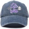 imageDALIX Halloween Hat Too Cute to Spook Womens Baseball Cap WashedNavy Blue
