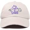 imageDALIX Halloween Hat Too Cute to Spook Womens Baseball CapBeige
